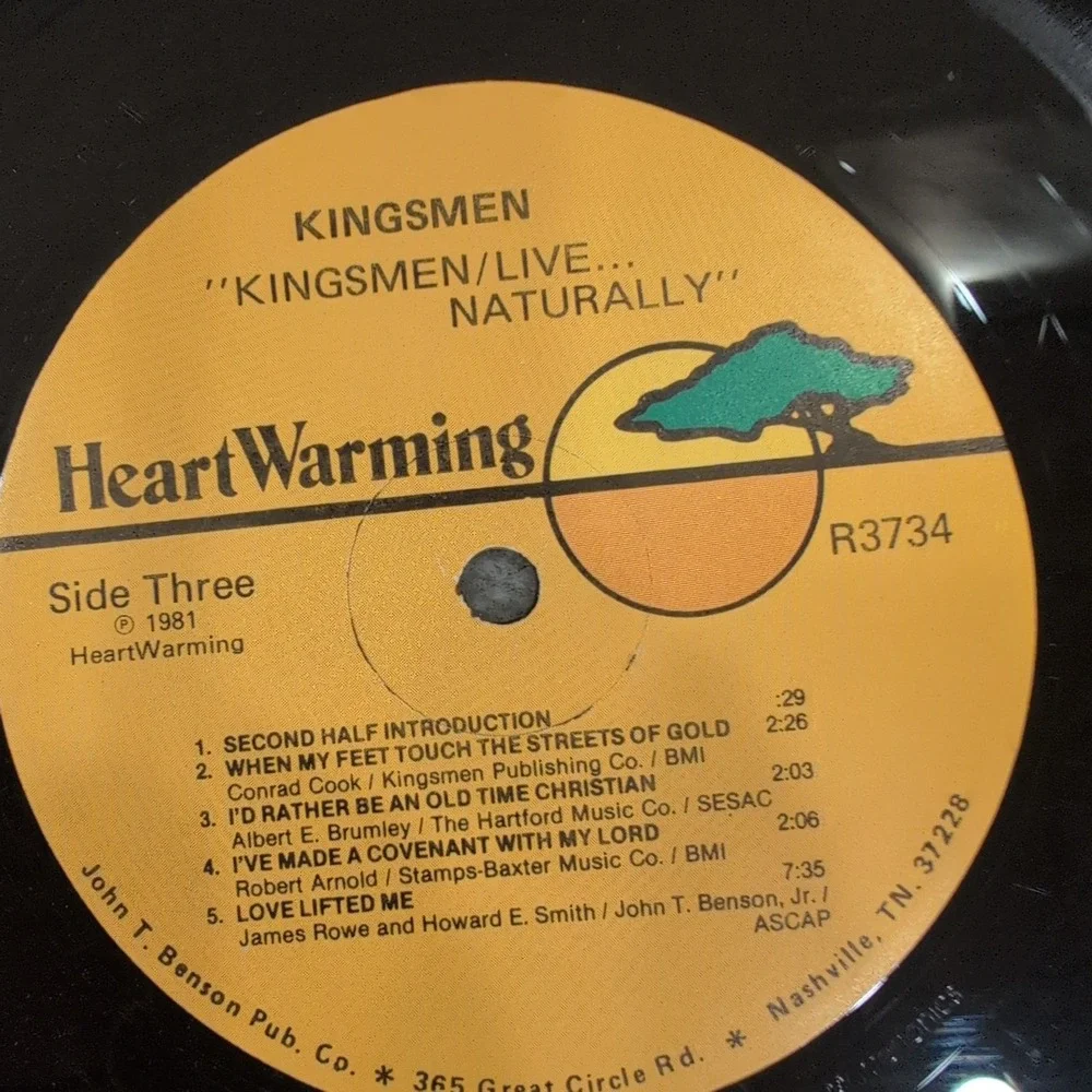 The Kingsmen Live Naturally 2-LP & Chart‎ Breakers Vinyl Record Lot Gospel R3734 - Picture 5 of 10